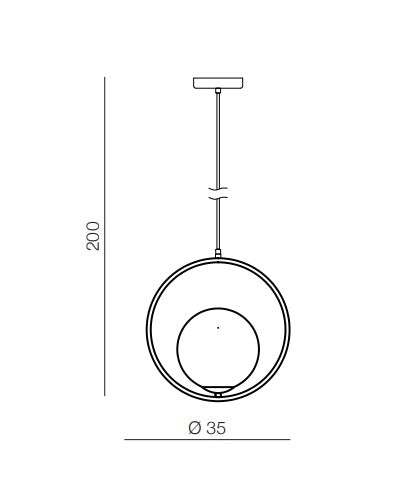 Lampa suspendata NORJAV