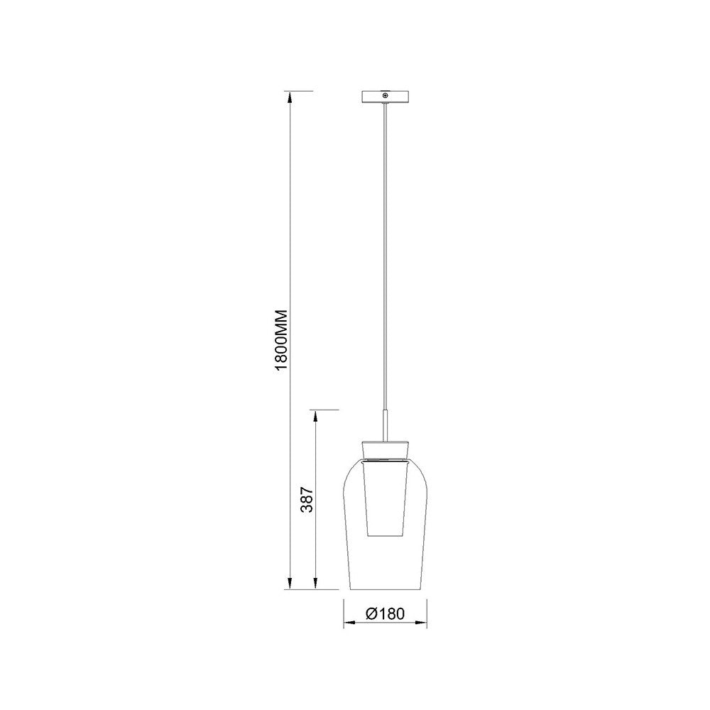 Lampa suspendata NORMAD ONE GOLD