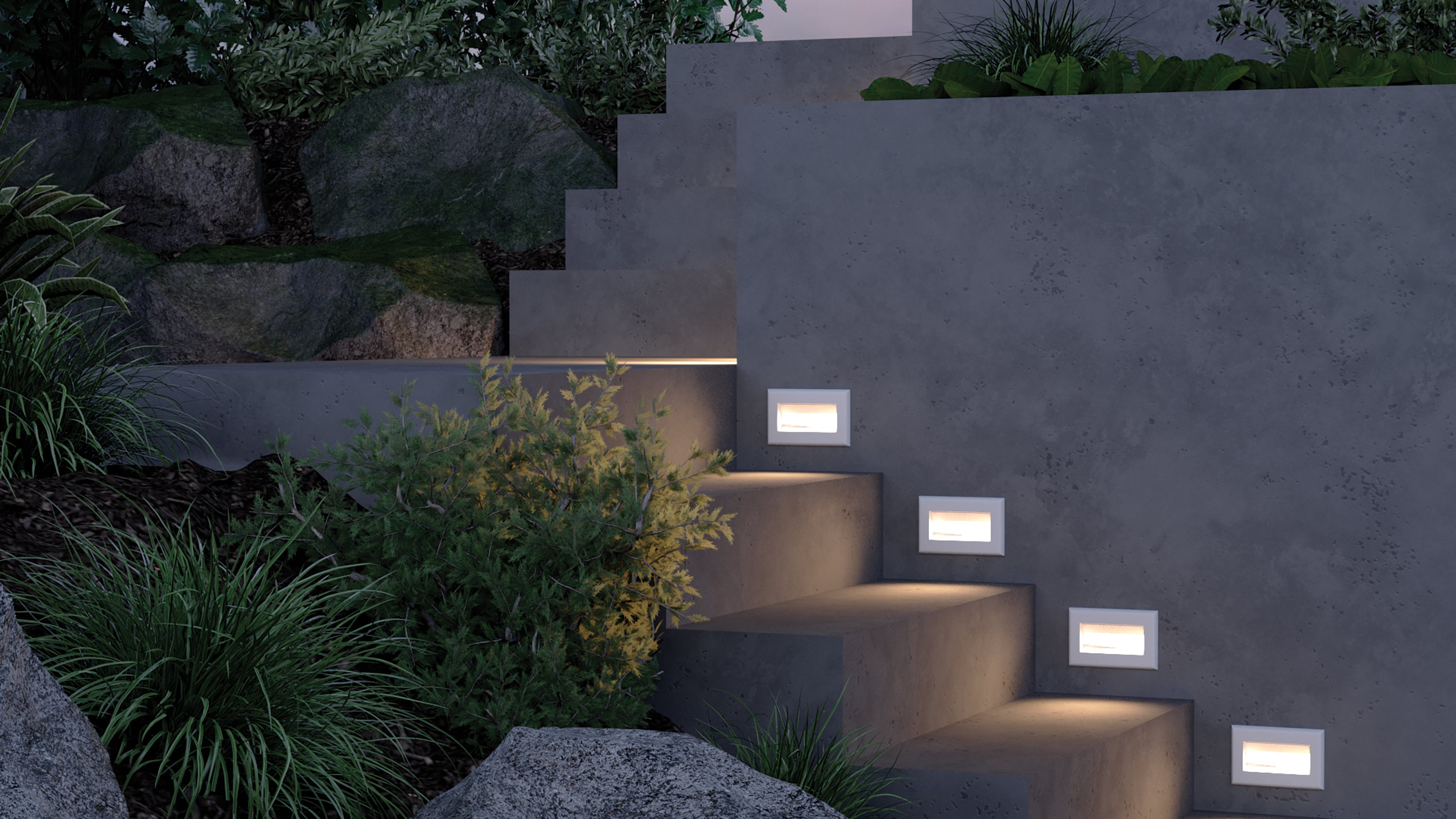 Spot treapta BOSCA 3W