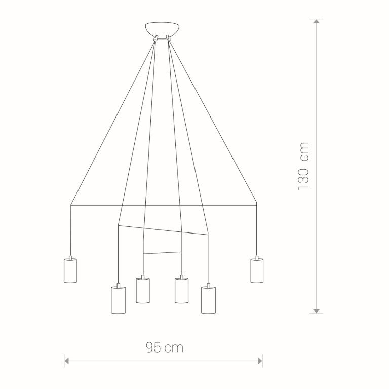 Lampă suspendată AVESTA 6L