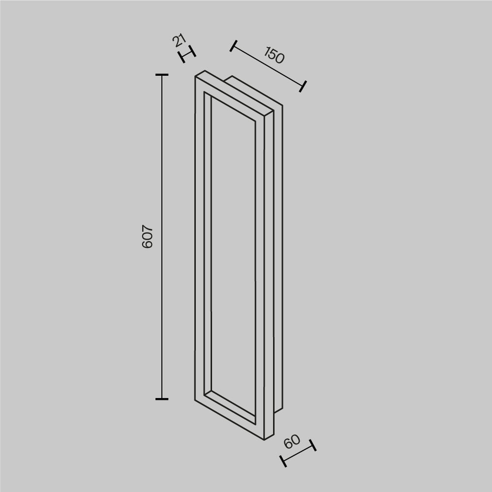 Aplica de perete ORAGAS 60 CM