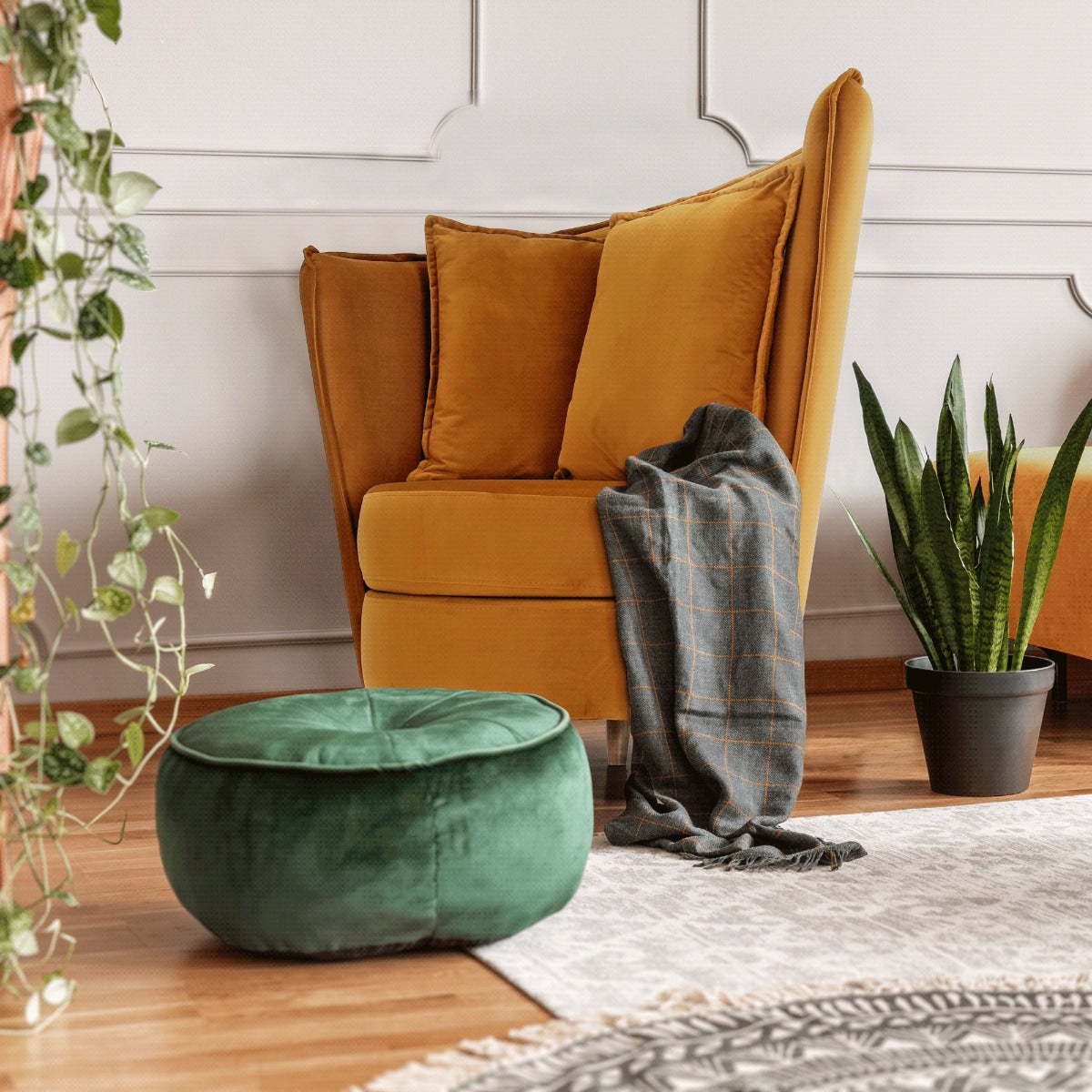 Fotoliu PARAMAS ART MUSTARD