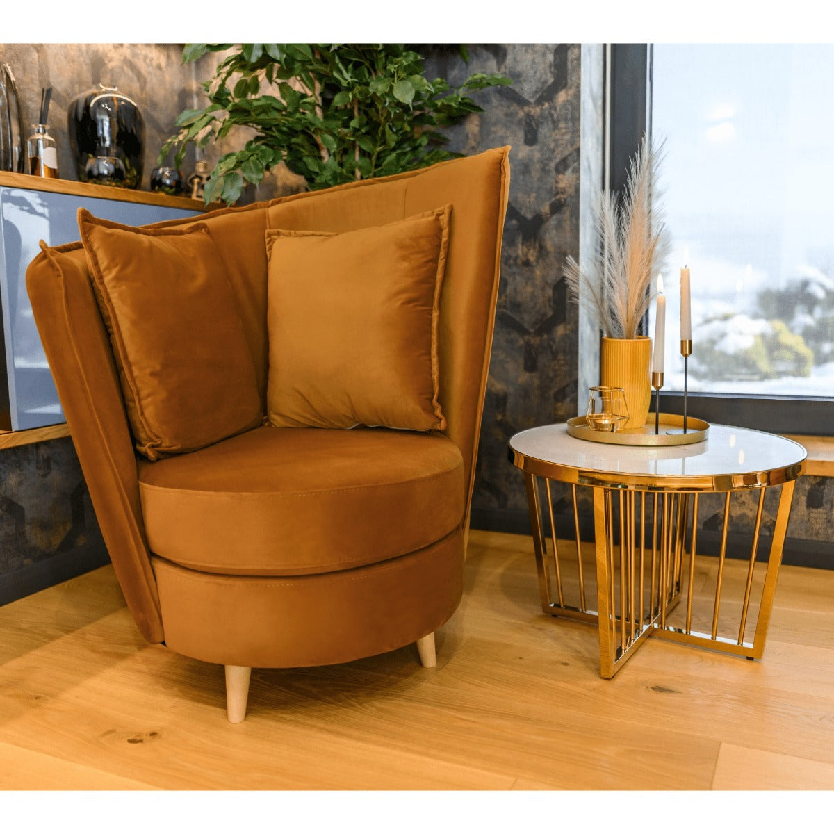 Fotoliu PARAMAS ART MUSTARD