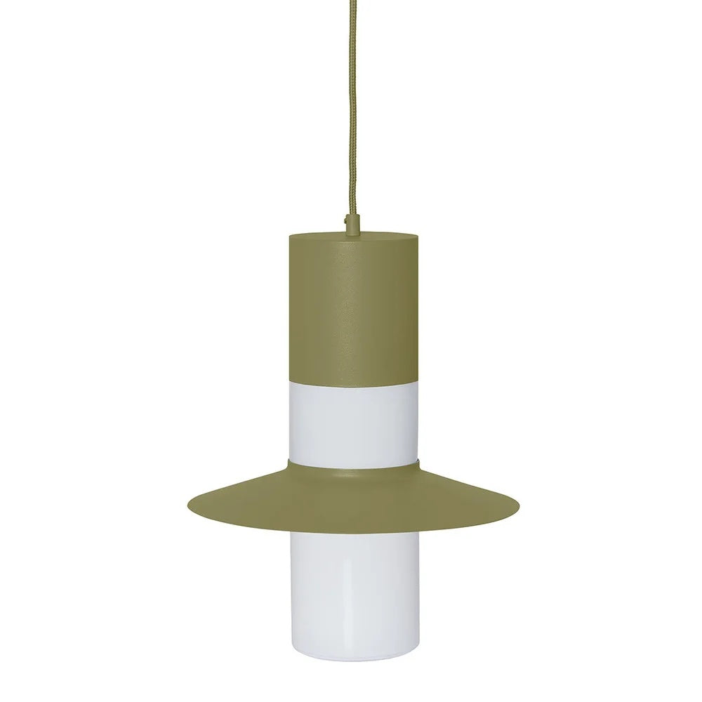Lampă suspendată SKOVEN A — Verde