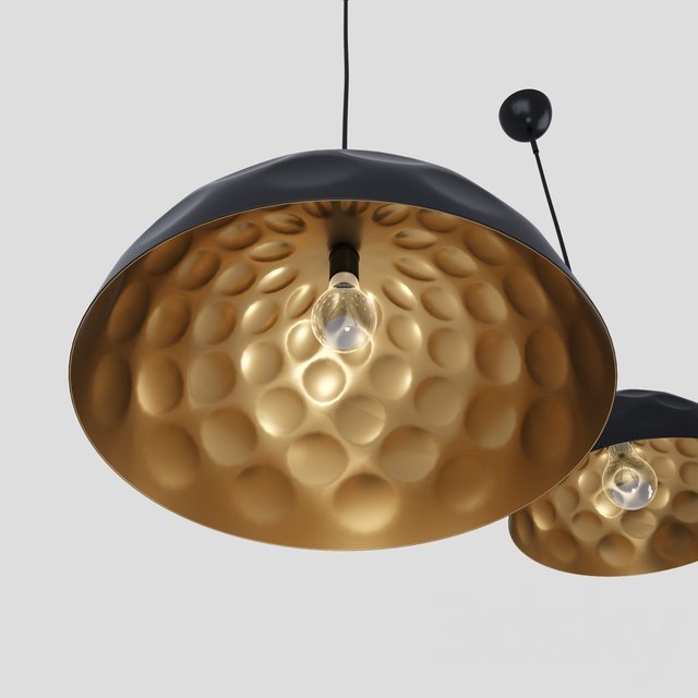 Lampa suspendata SNEEK M BLACK-GOLD - 33CM  - PROMO STOC