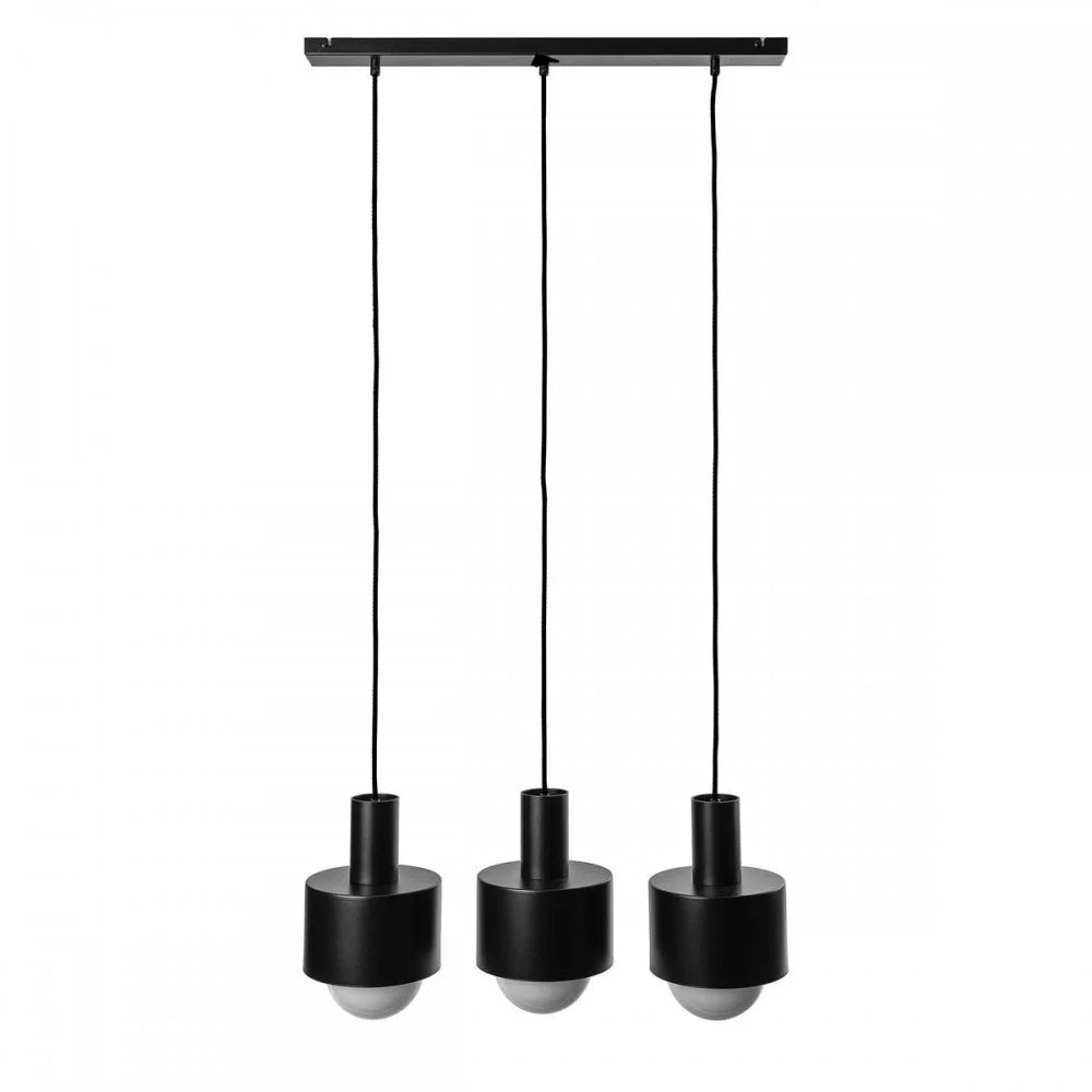 Lampă suspendată ELVIK 3L — Negru