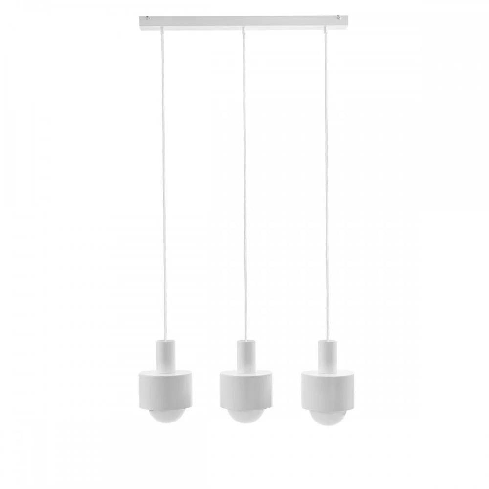 Lampă suspendată ELVIK 3L — Alb