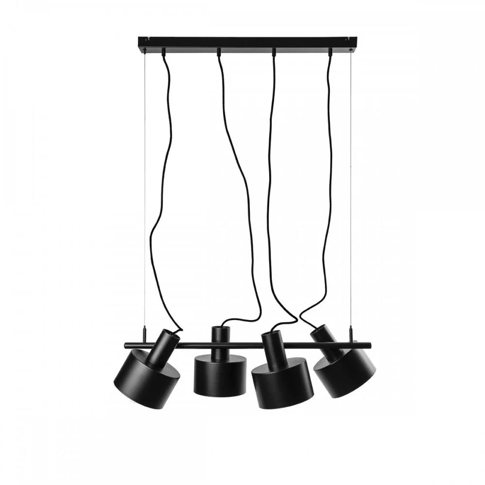 Lampă suspendată ELVIK 4 — Negru