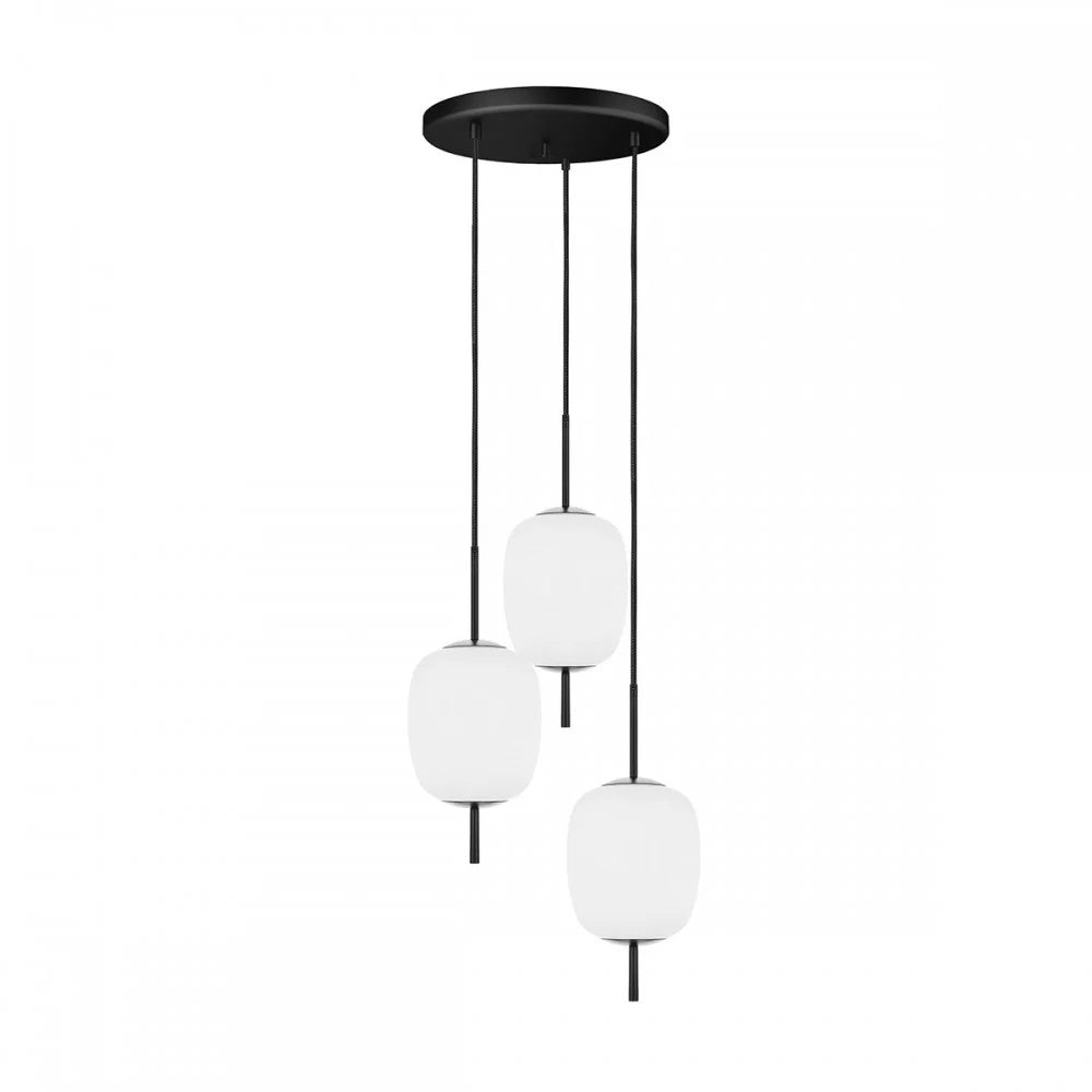 Lampă suspendată EIRVEN-MINI 3P — Negru