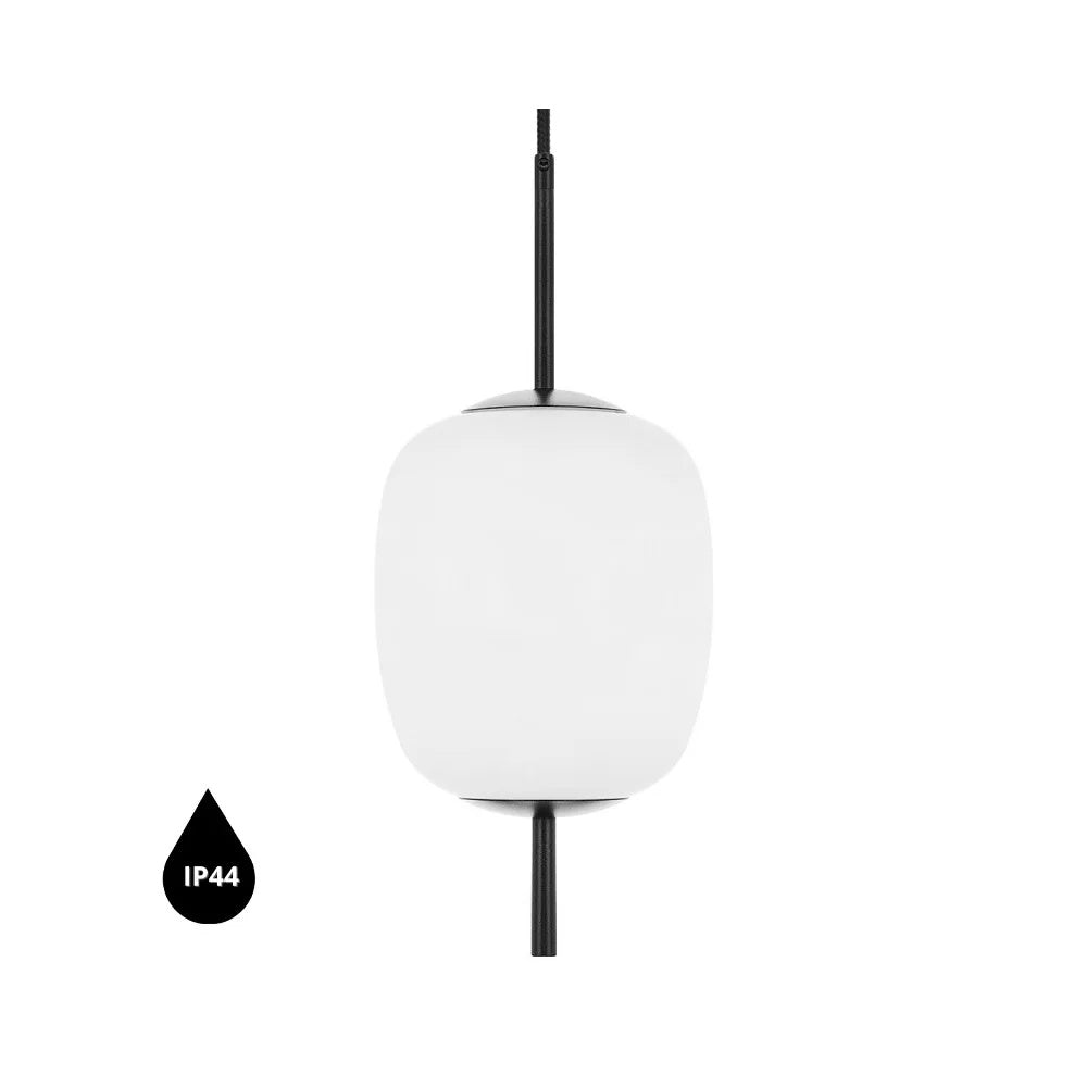 Lampă suspendată EIRVEN-MINI IP44 — Negru