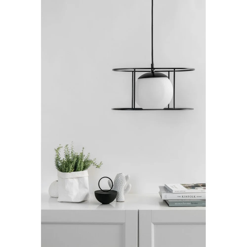 Lampă suspendată KULVEN B — Negru