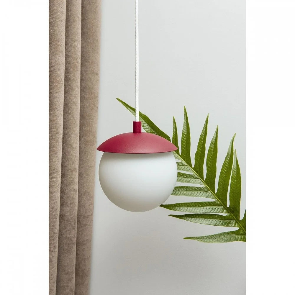 Lampă suspendată NORVIK F — Bordo
