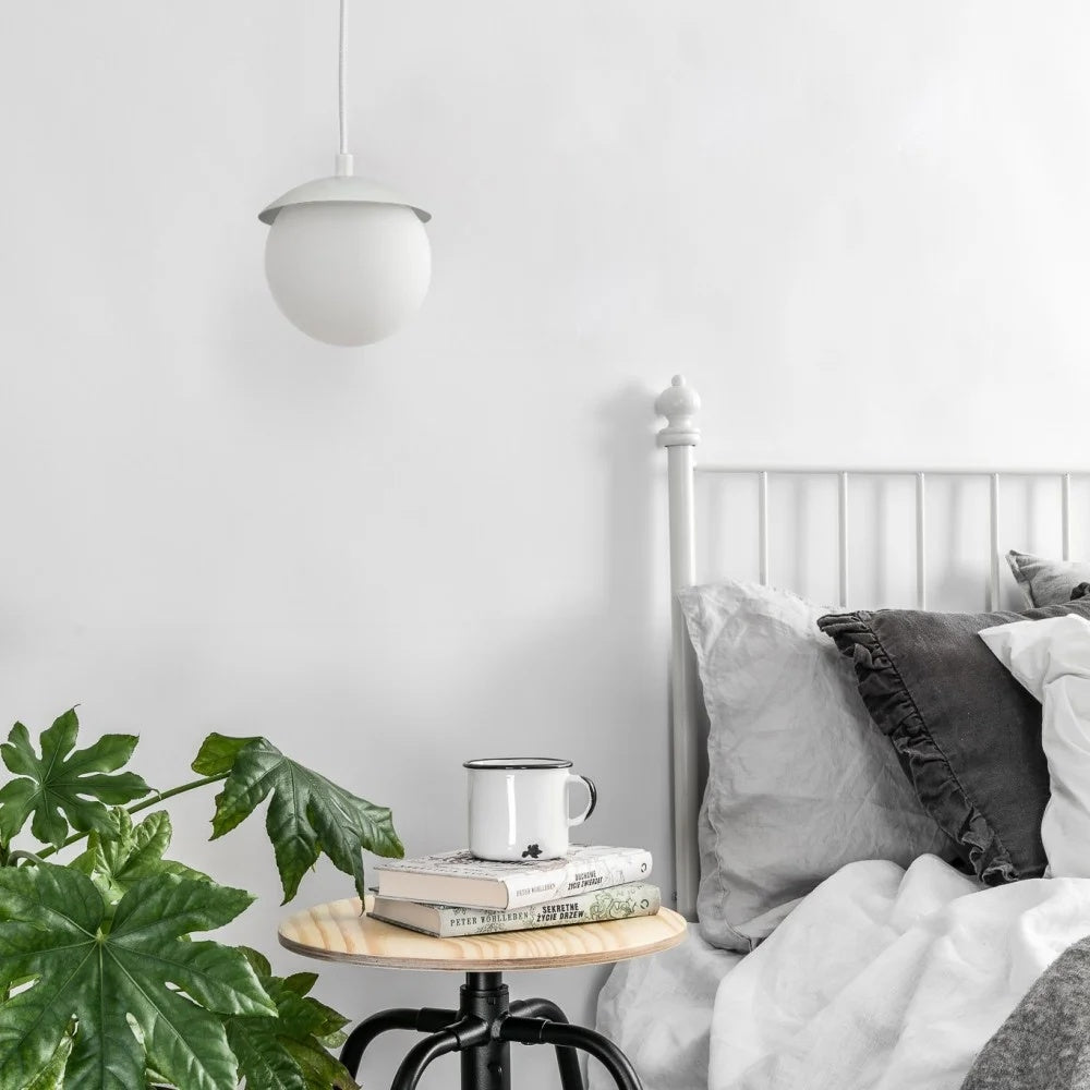 Lampă suspendată NORVIK F — Alb