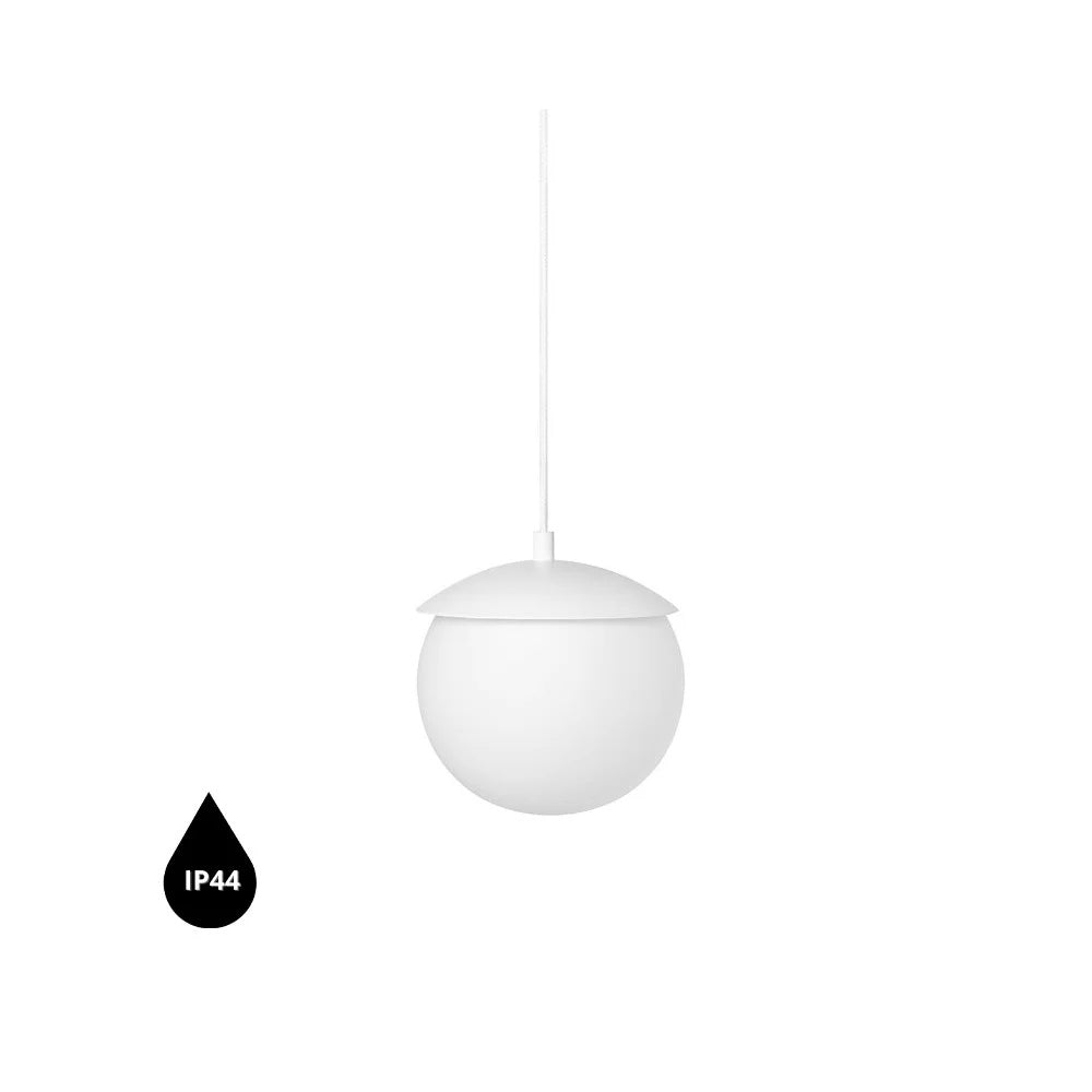 Lampă suspendată NORVIK G IP44 — Alb