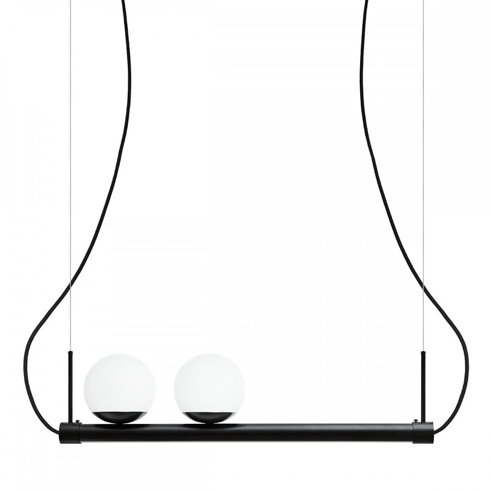 Lampă suspendată LINVOR — Negru
