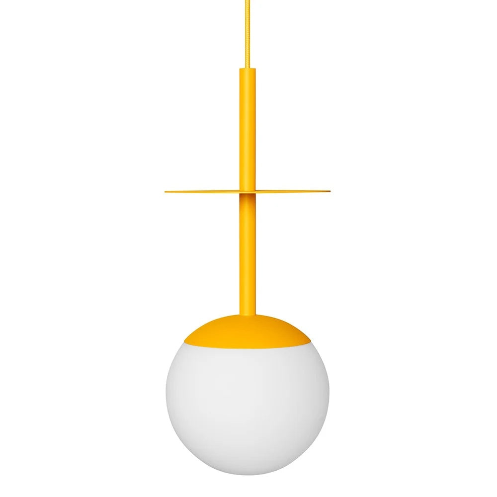 Lampă suspendată SOLVRA A — Galben pepene