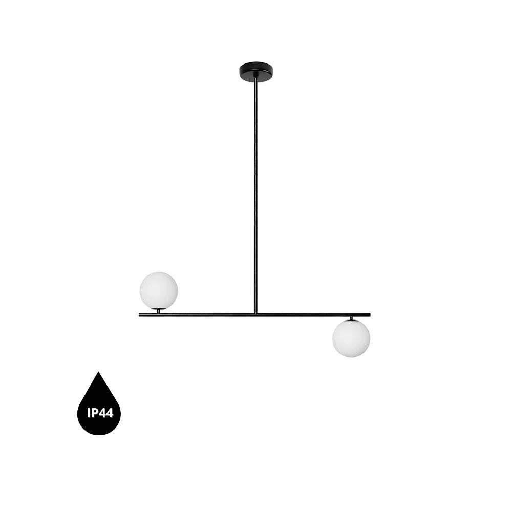 Lampă suspendată SYLVEN C L IP44 — Negru