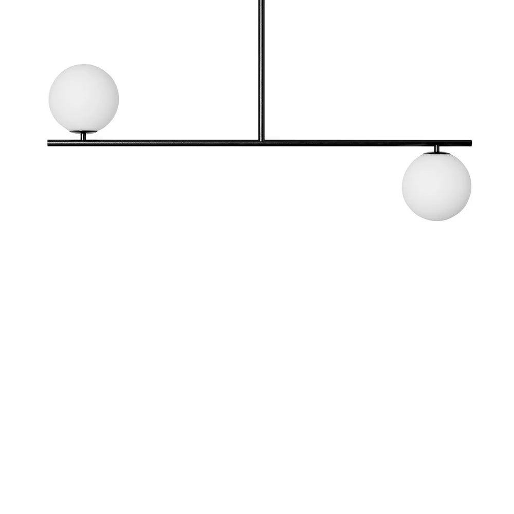 Lampă suspendată SYLVEN C S IP44 — Negru