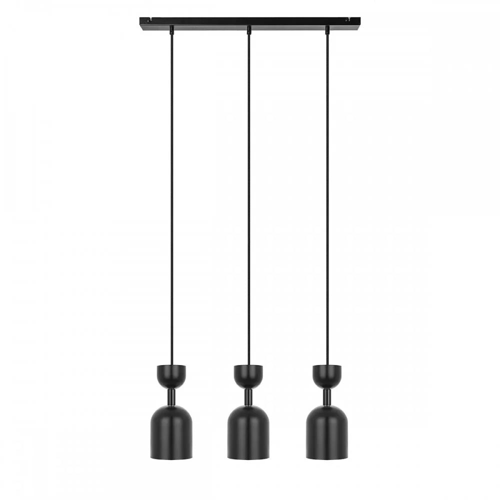 Lampă suspendată SORVIK 3L — Negru