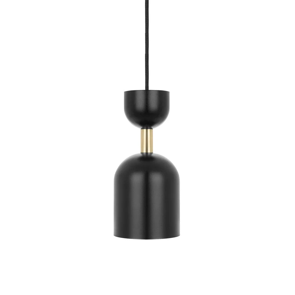 Lampă suspendată SORVIK — Negru / alamă