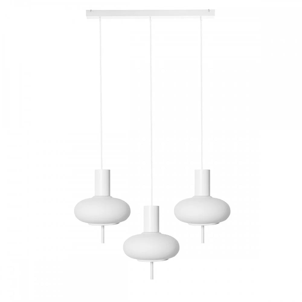 Lampă suspendată TORVEN A 3L — Alb