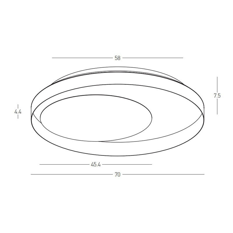 Plafoniera VORNELA III