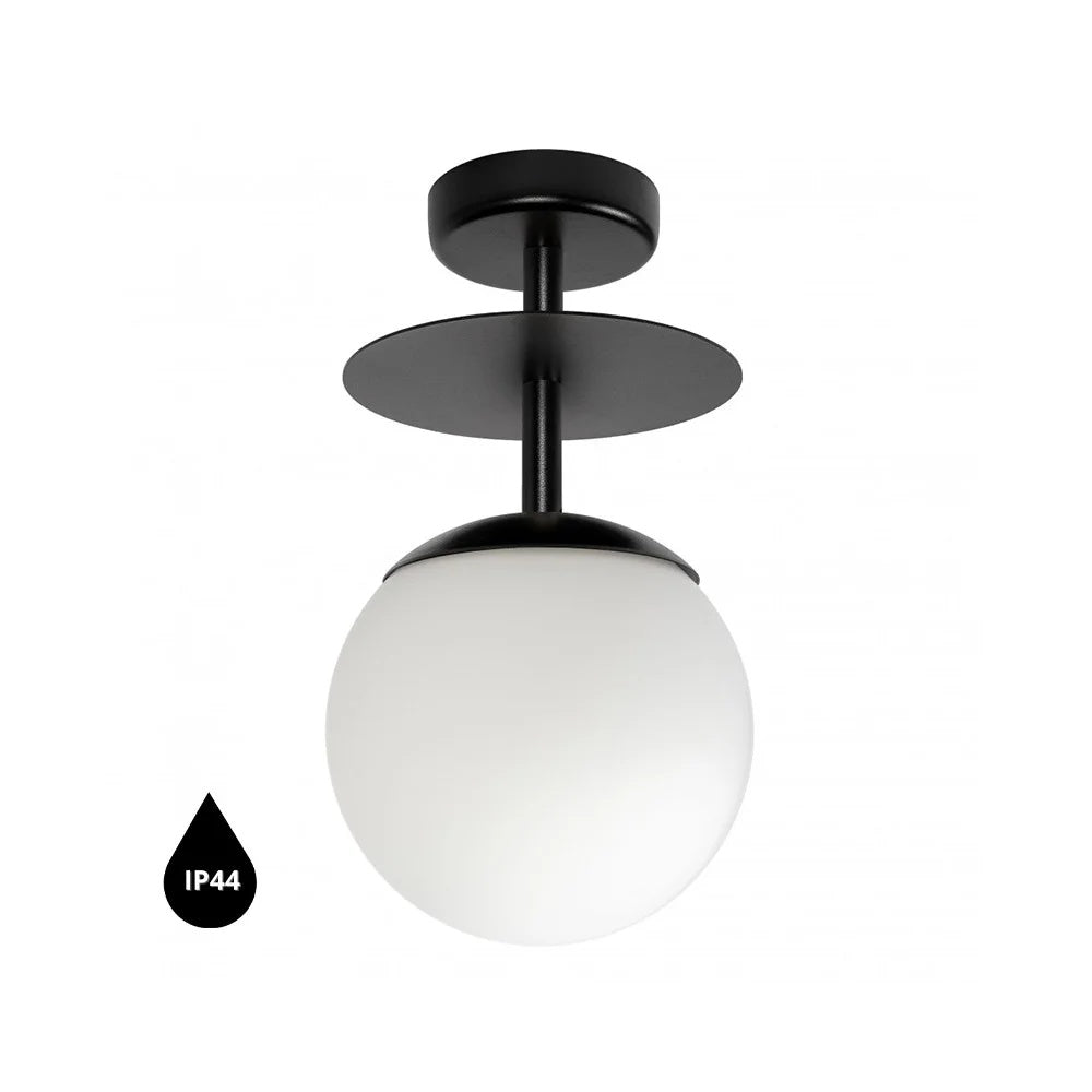 Plafonieră SOLVRA B IP44 — Negru