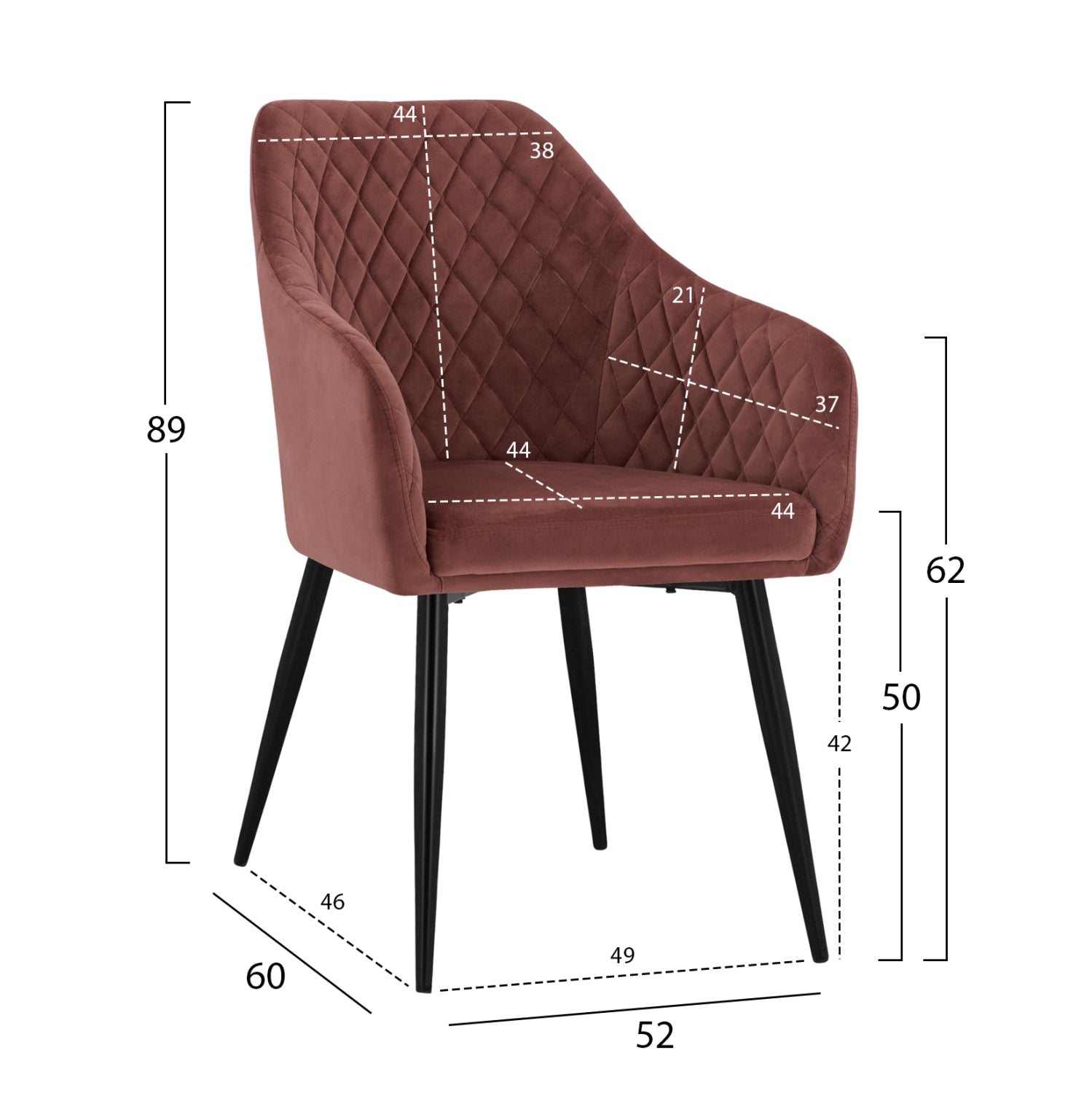 Scaun CLAIRE VELVET