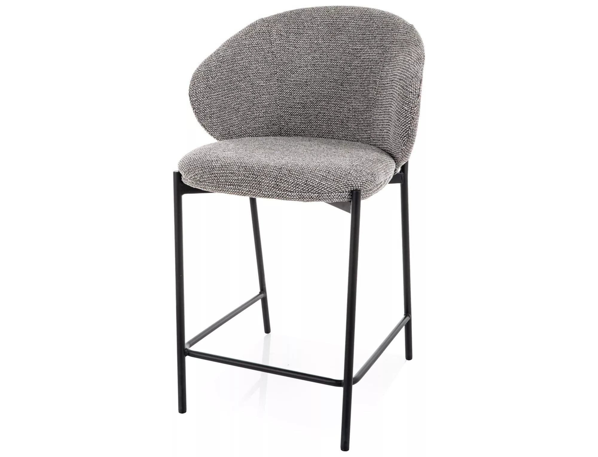 Scaun de bar FARGION BLACK LEGS H61 CM