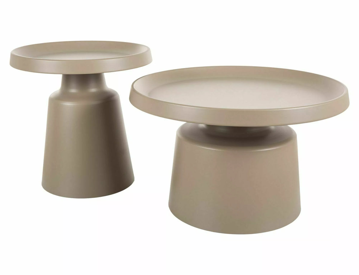 Set 2 masute de cafea PARELA Ø50/70 x 48/39 CM