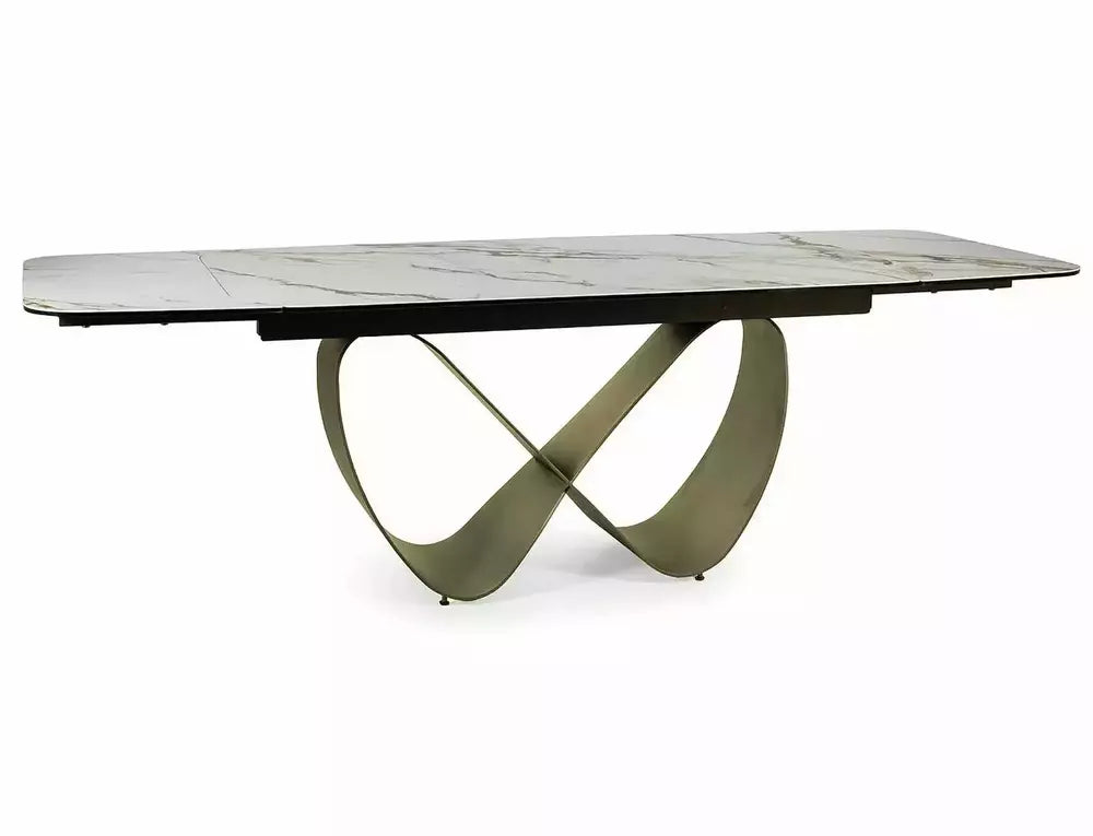 Masa extensibila DORNEY CERAMIC AMBER BIANCO 160(240) x 95 CM
