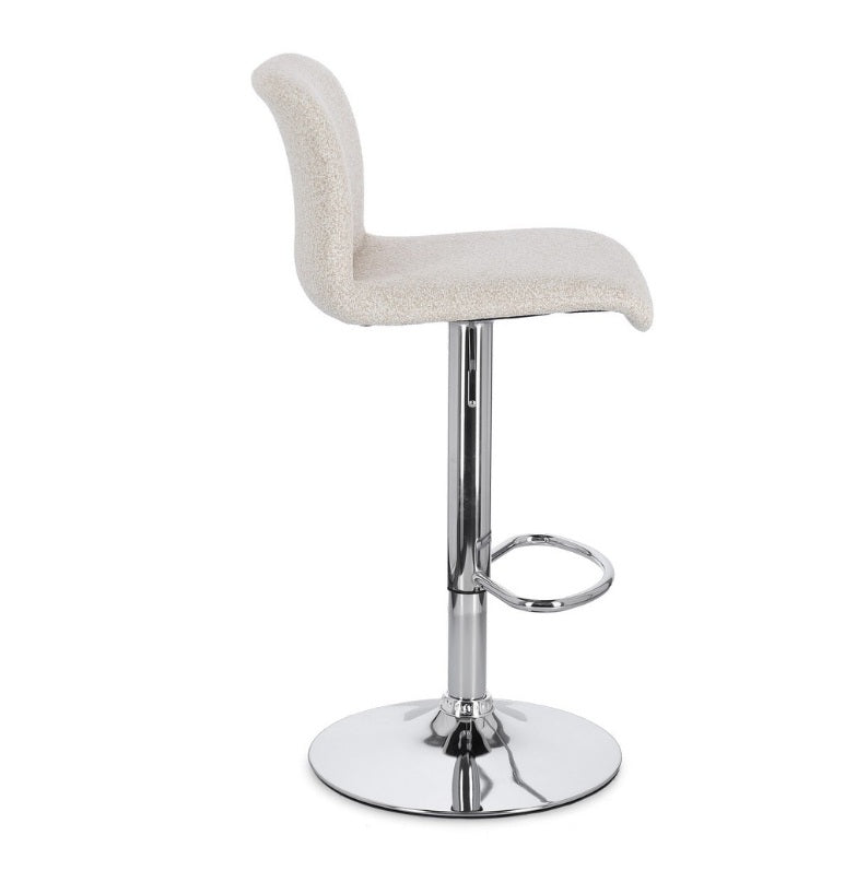 Scaun de bar RAFAEL CHROME H60/81 CM