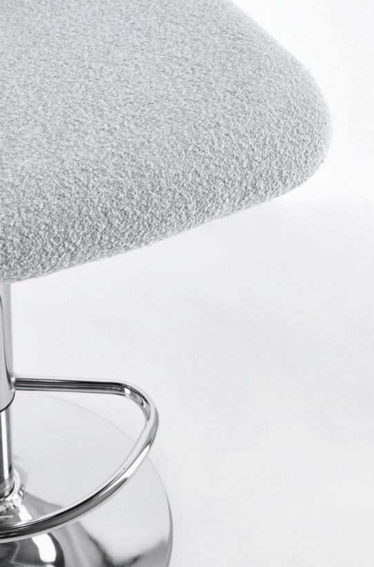 Scaun de bar RAFAEL CHROME H60/81 CM