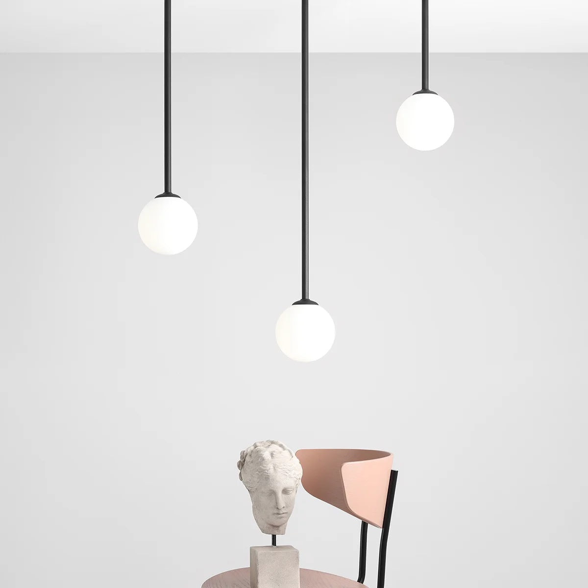 Lampa suspendata SAVENTA BLACK