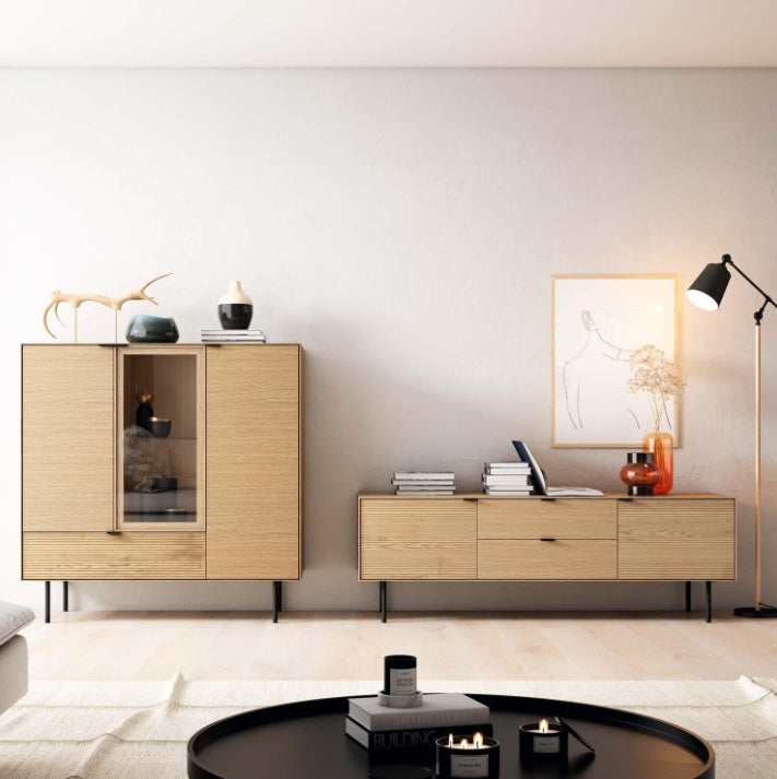 Vitrina SAVONA 120 x 40 x 118 CM