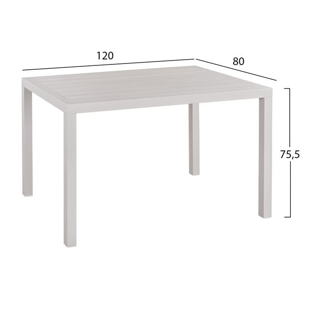 Set masa si scaune SALONE 120x80x75.5cm