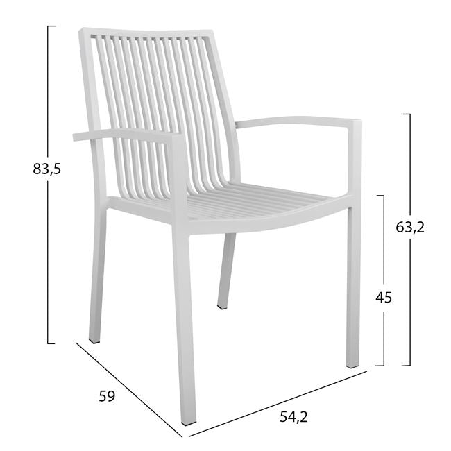 Set masa si scaune CLARA 140x80x75.5 CM