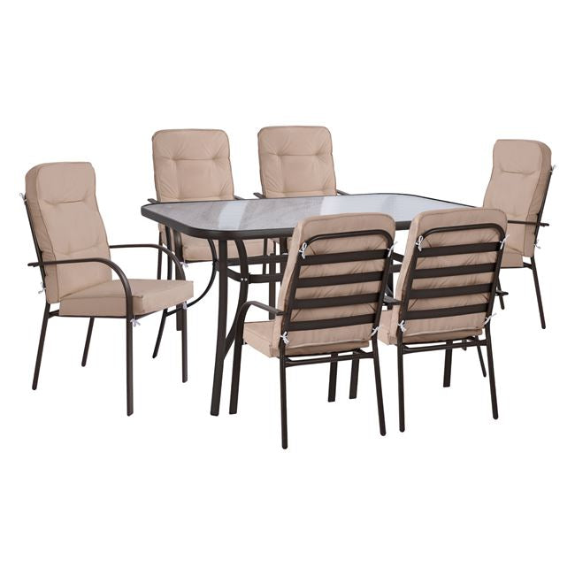 Set masa si scaune DAVIN 150x90x72cm