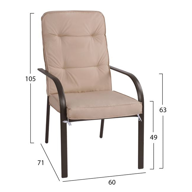 Set masa si scaune AMIRA 160x90x72cm