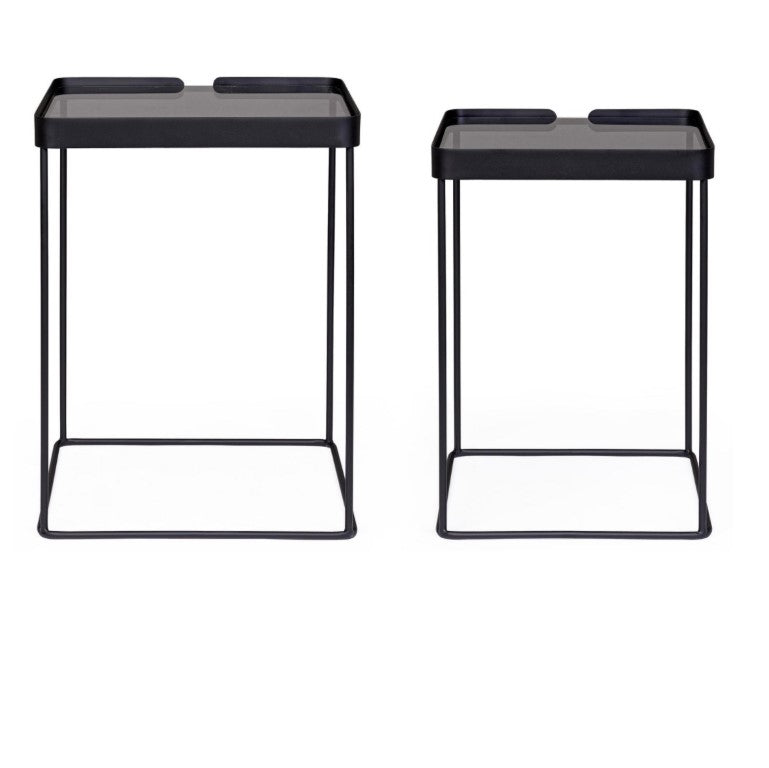 Set 2 măsuțe de cafea ZEIN SQUARE