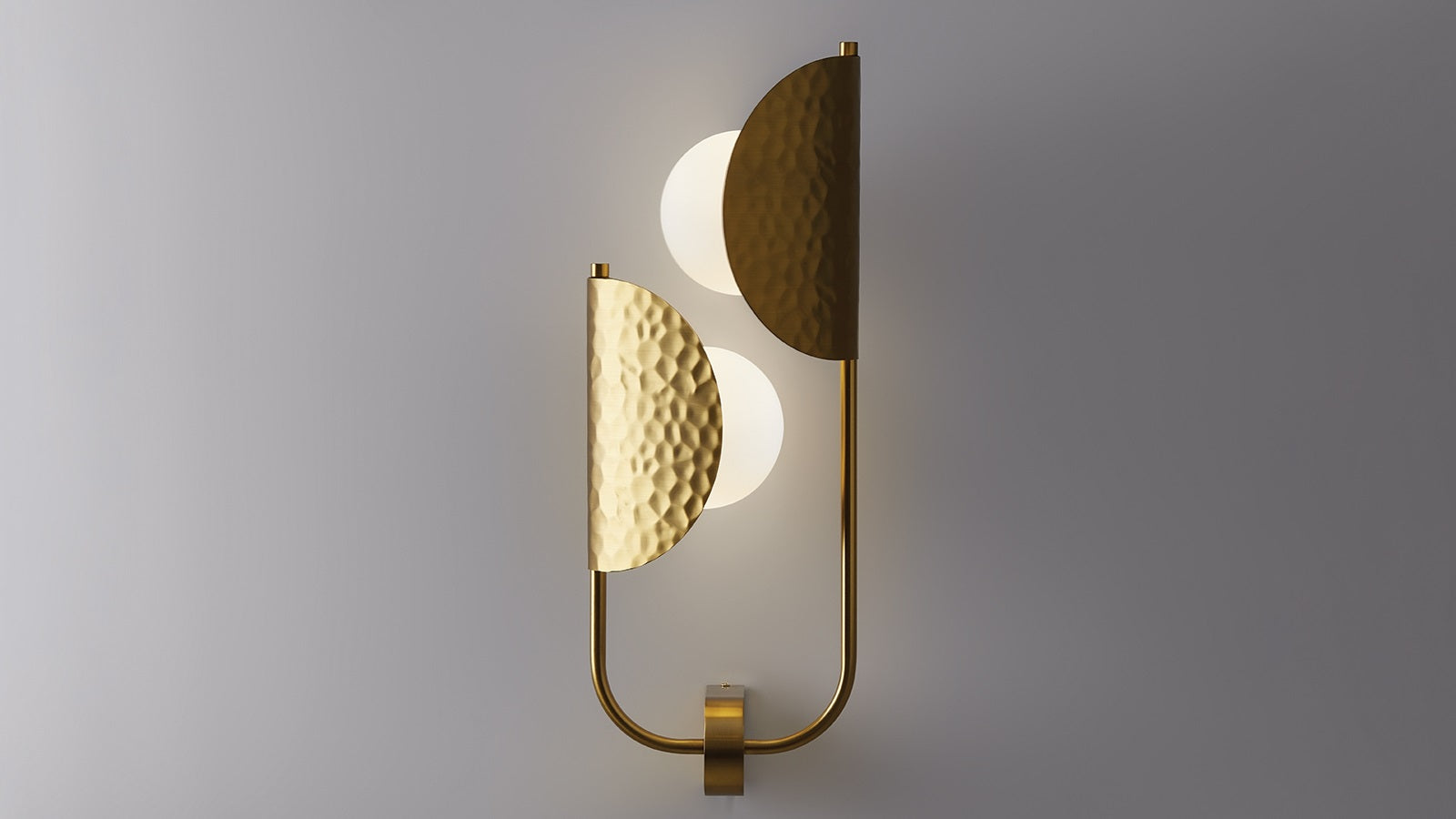 Aplica de perete SHRIMP BRASS LEFT