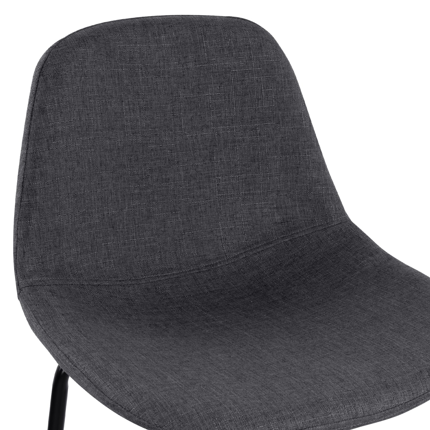 Scaun de bar CALABRIA GREY FABRIC H65 CM