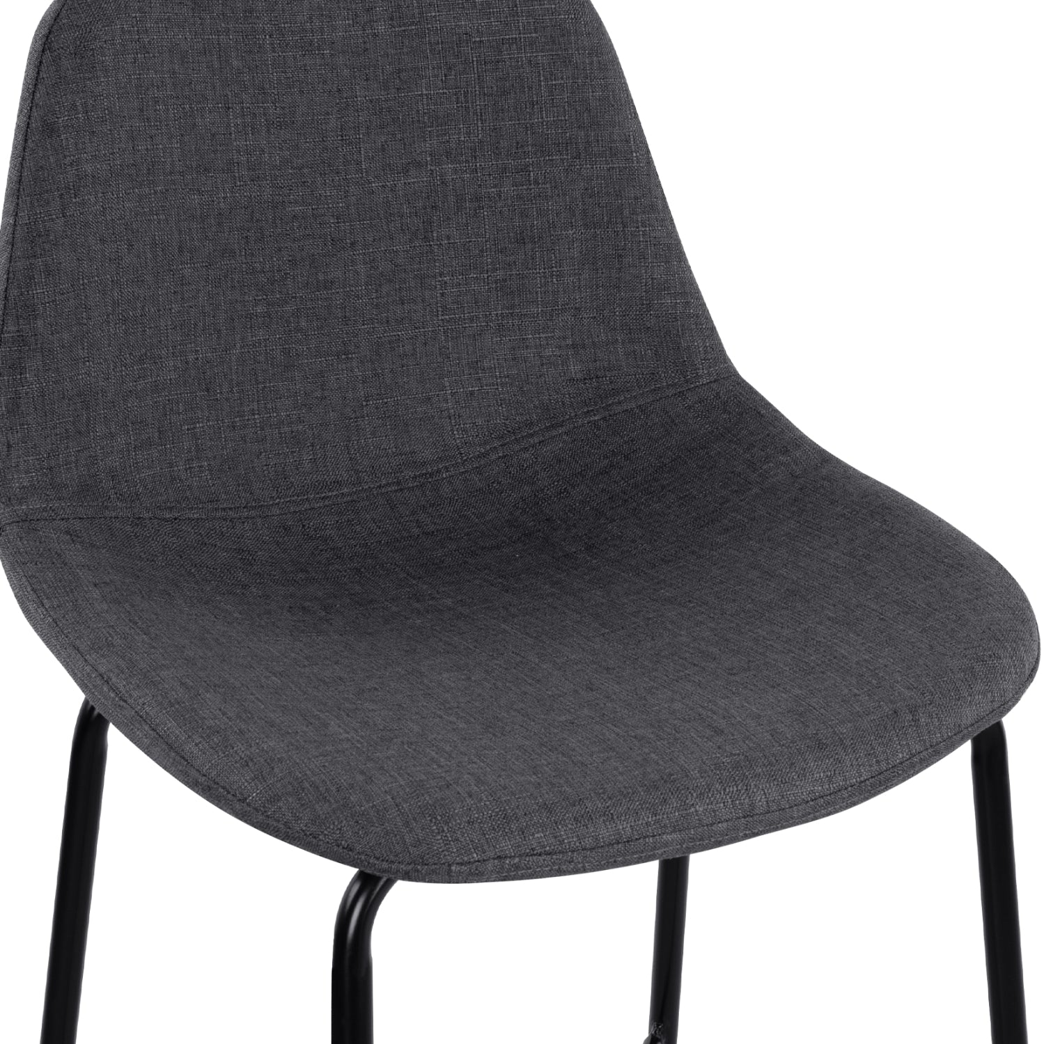 Scaun de bar CALABRIA GREY FABRIC H65 CM