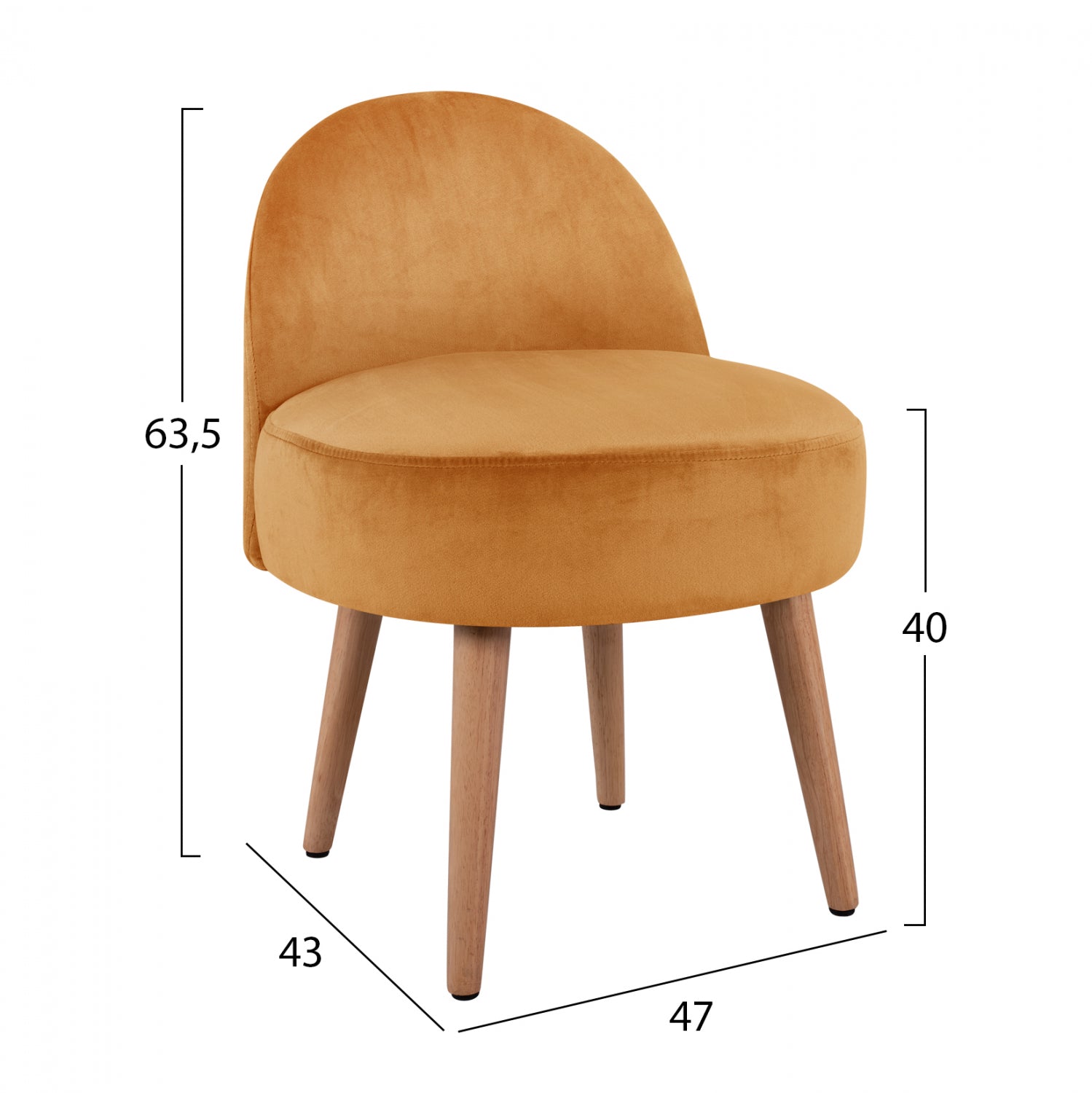 Taburet HALDEN VELVET