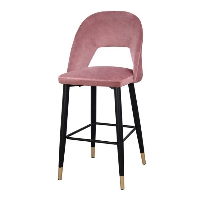 Scaun bar CIPRESO ROZ H-72CM - P