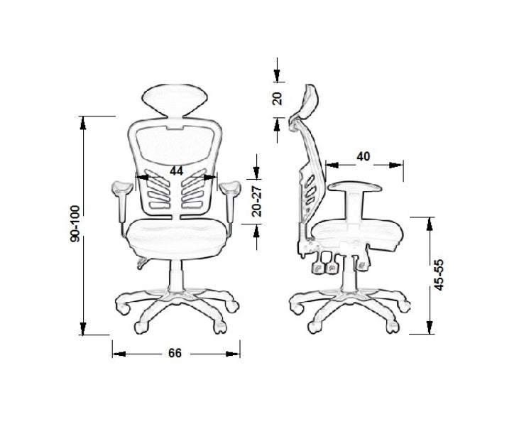 Scaun de birou TAMZIN