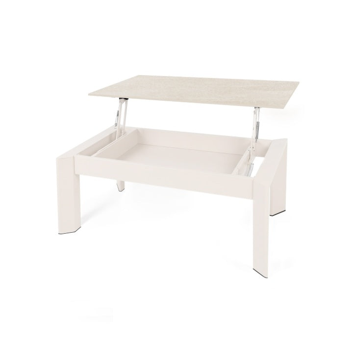 Masuta de cafea TARIFA BEIGE 110 x 60 x 42/69 CM