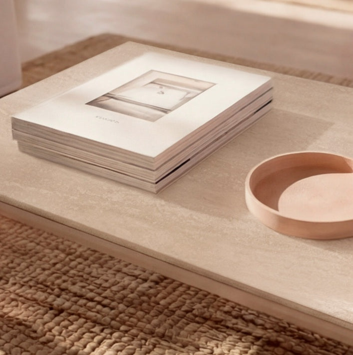 Masuta de cafea TARIFA BEIGE 110 x 60 x 42/69 CM