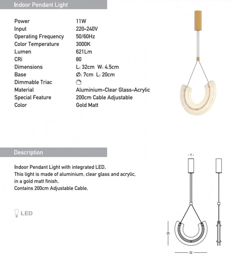Lampa suspendata TARIST