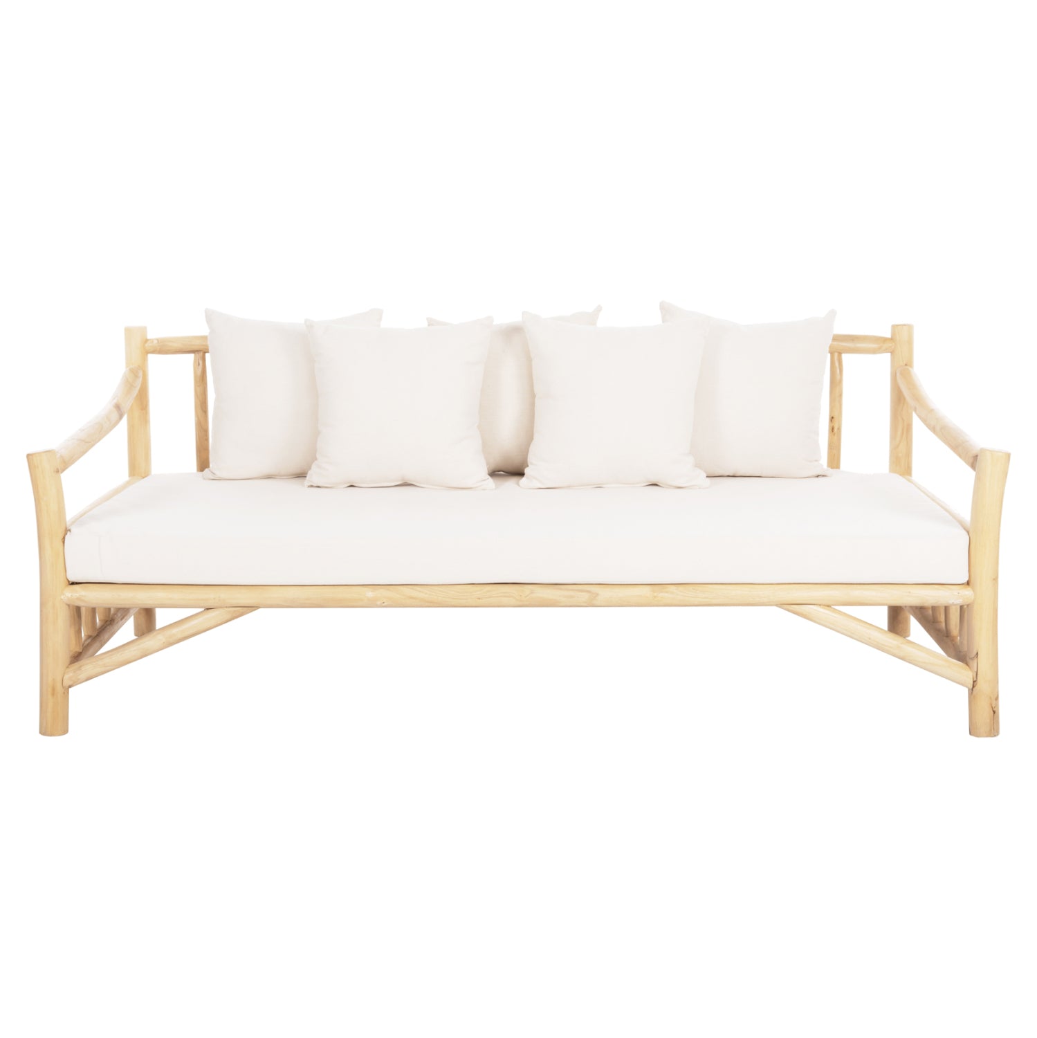 Canapea TECHAS NATURAL-WHITE 200 CM